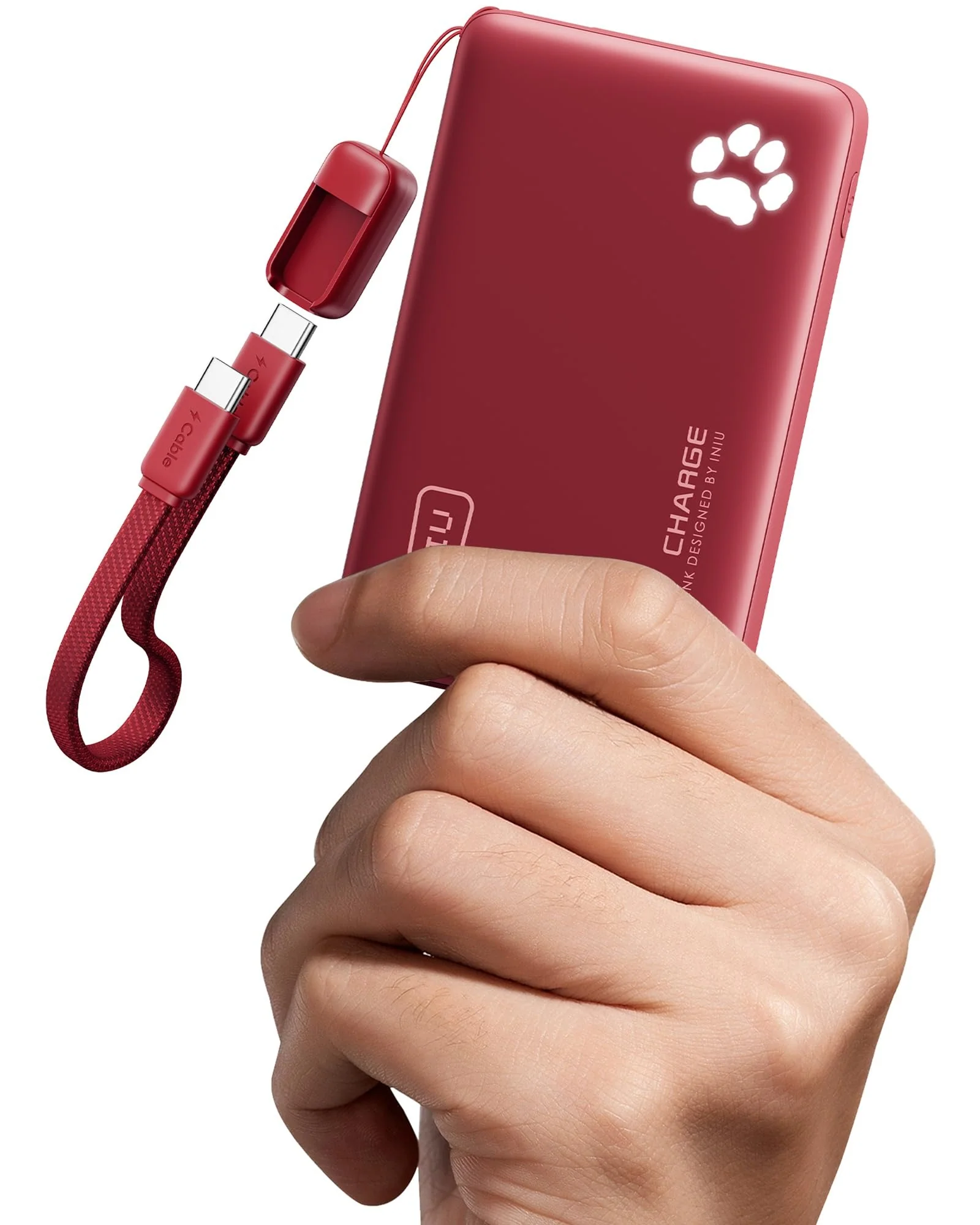 Power Bank INIU 45W 10000 mAh Красный — 1