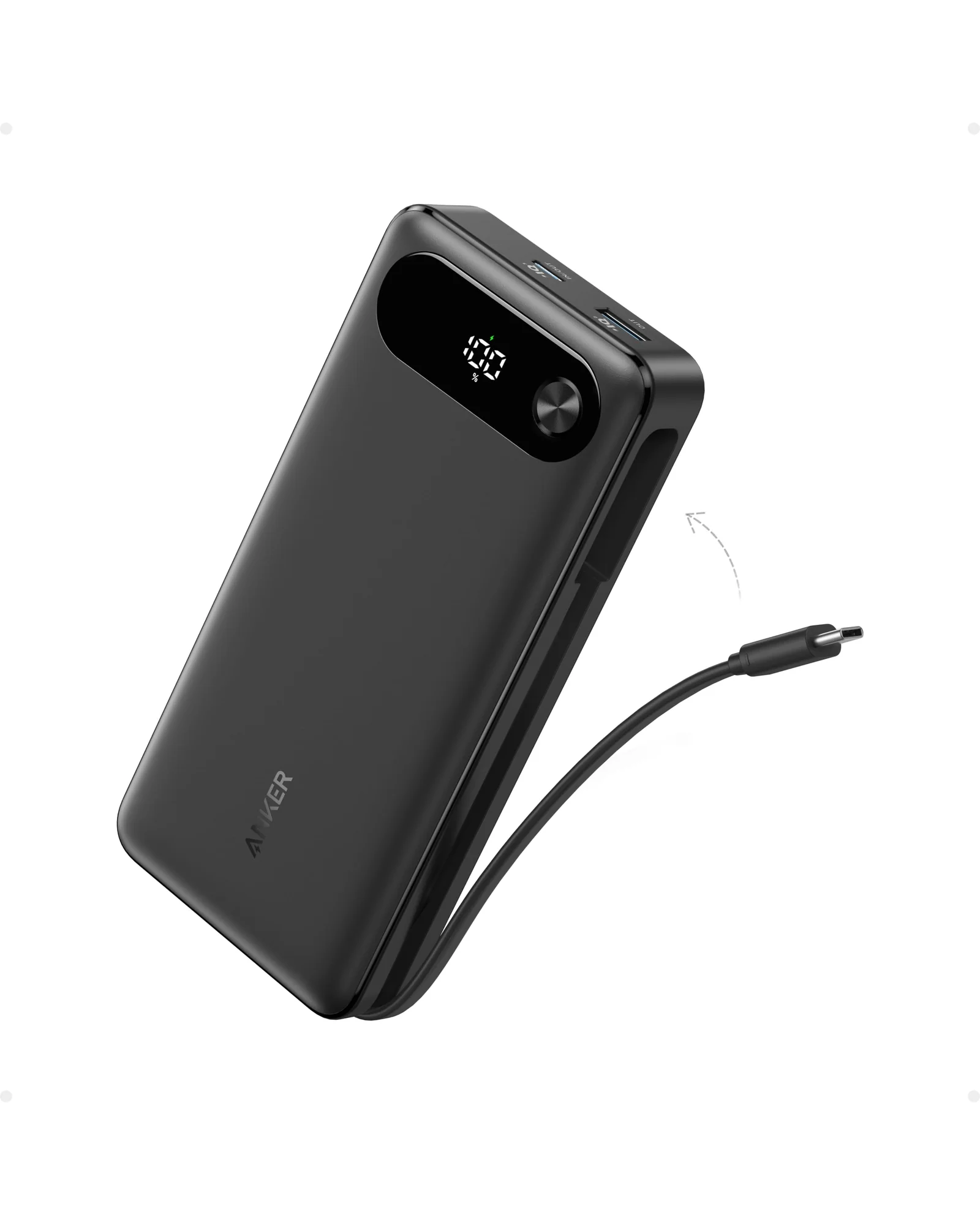 Anker Power Bank 20000mAh 87W — черный