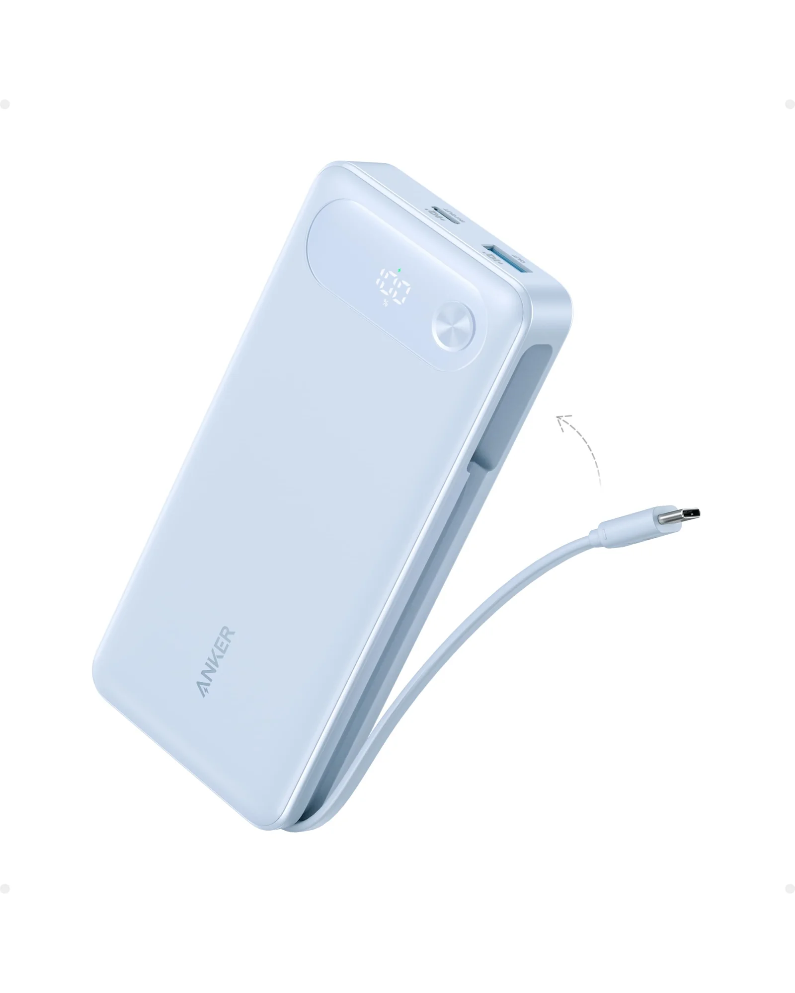 Anker Power Bank 20000mAh 87W — фиолетовый