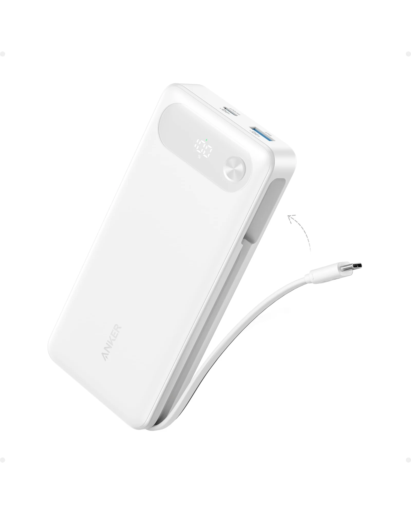 Anker Power Bank 20000mAh 87W — белый