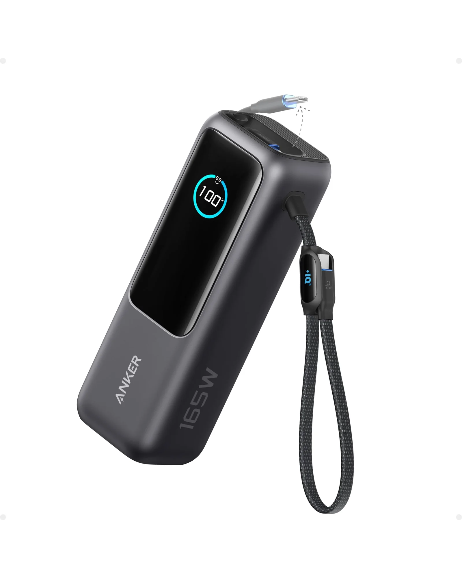 Anker Laptop Power Bank 25000mAh 165W — черный
