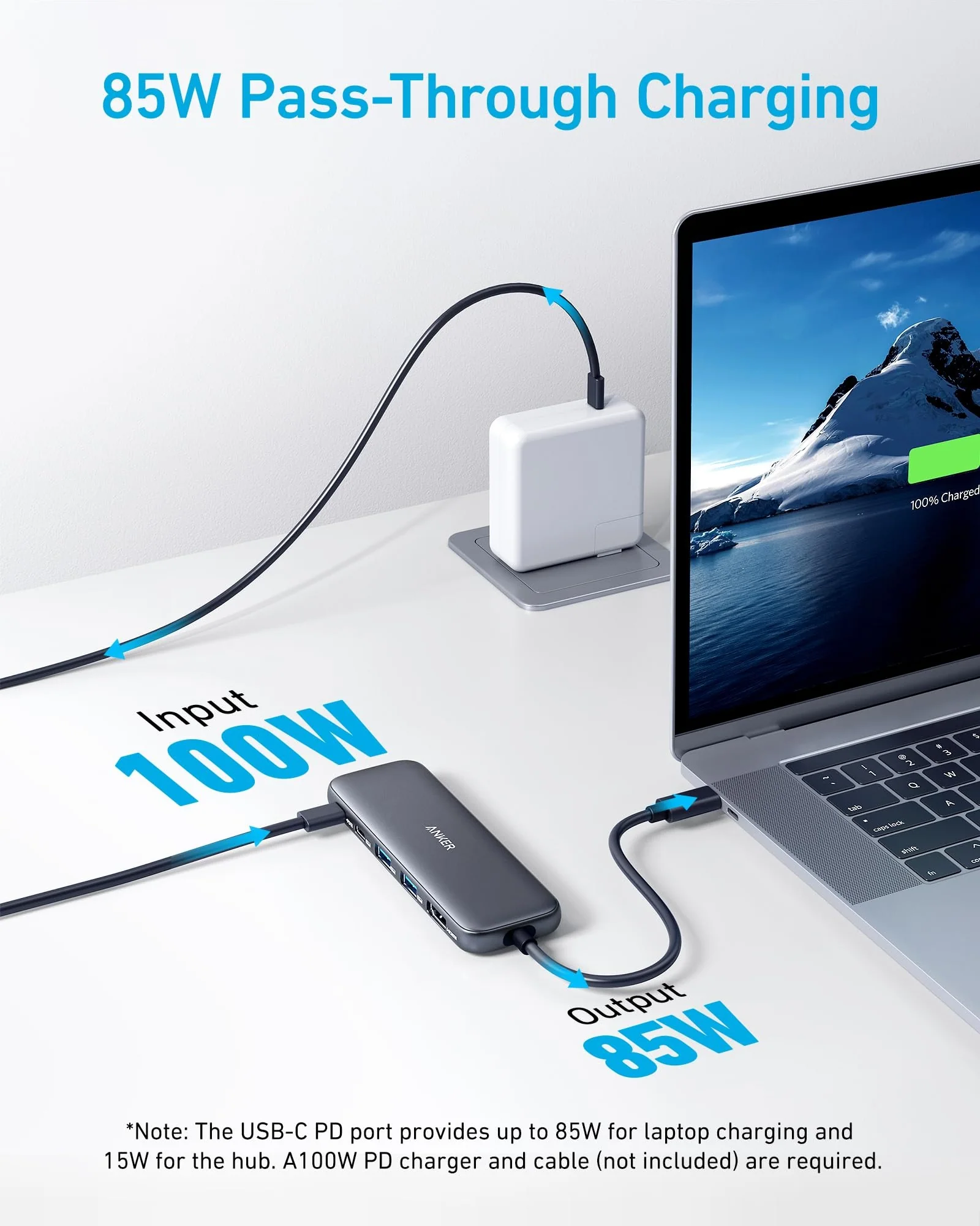 USB-C хаб Anker 5-в-1 4K HDMI Чёрный — 3