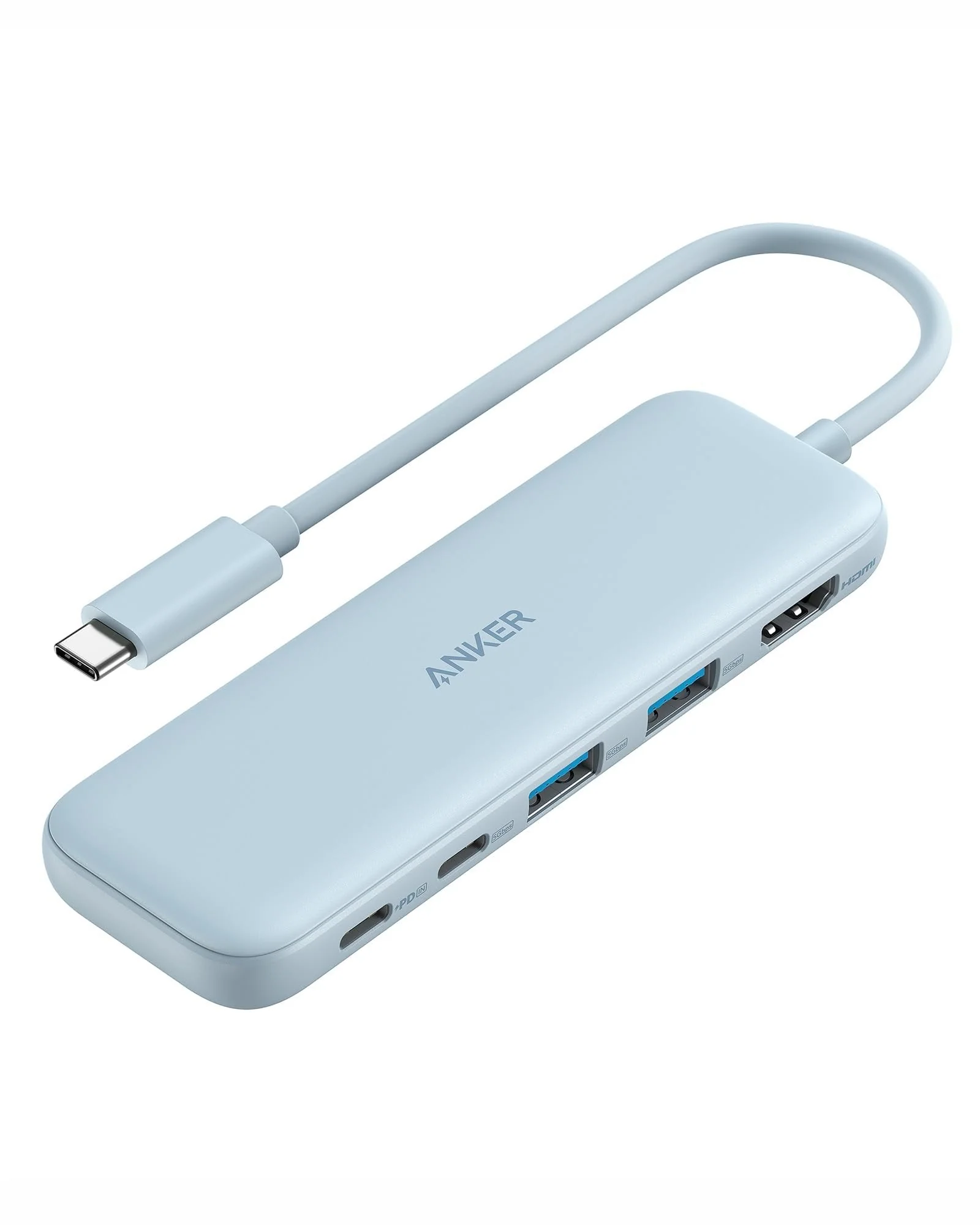 USB-C хаб Anker 5-в-1 4K HDMI Синий — 1