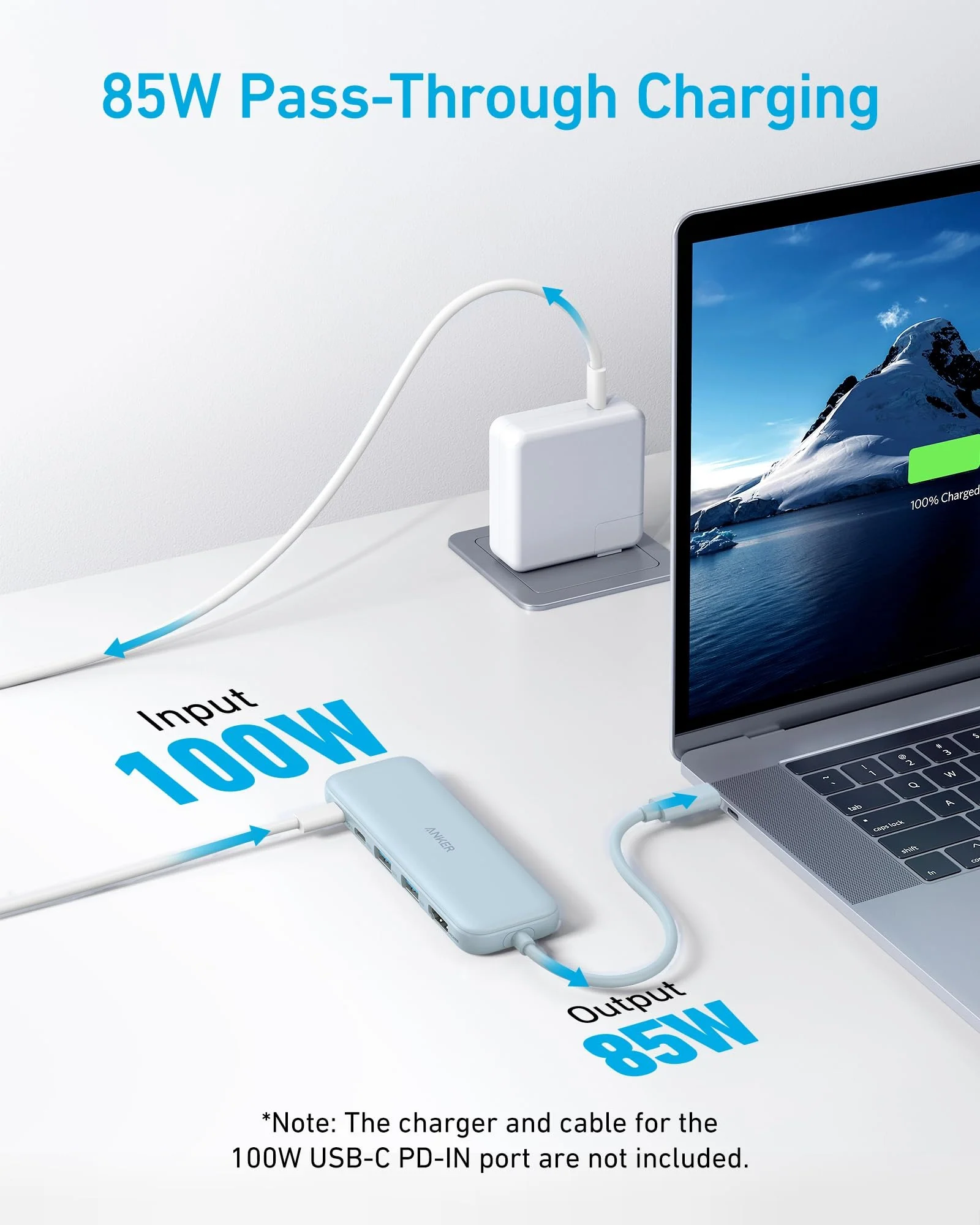 USB-C хаб Anker 5-в-1 4K HDMI Синий — 3