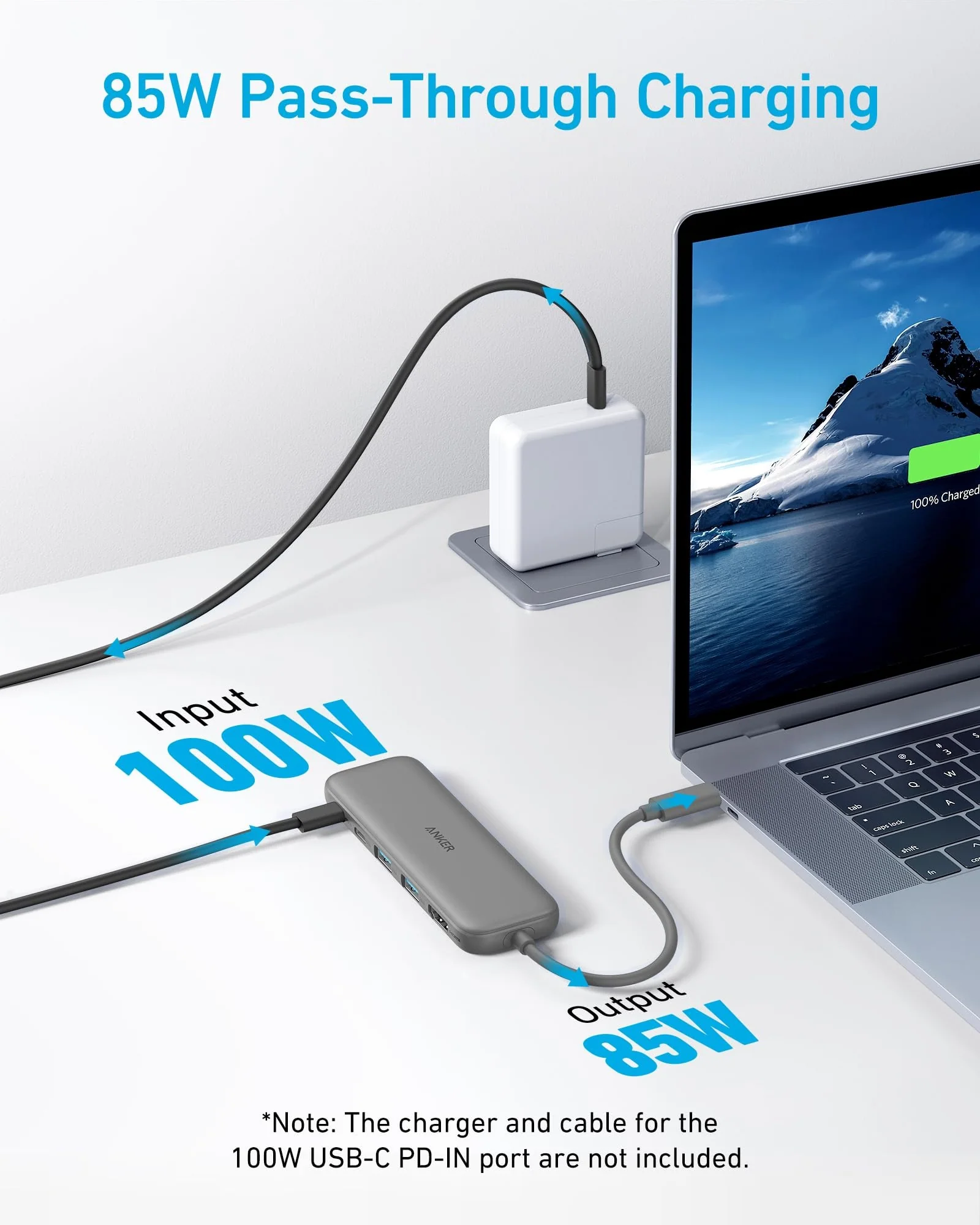 USB-C хаб Anker 5-в-1 4K HDMI Серый — 3