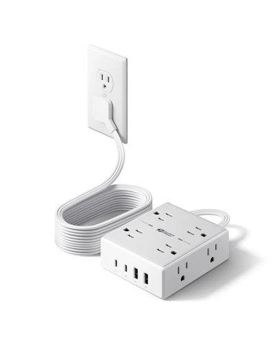 Удлинитель 10 м с 8 розетками и 4 USB портами