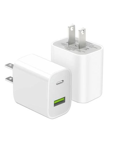 Зарядный адаптер USB-C 20W (2 шт), двойной порт