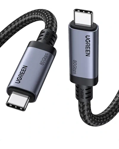 UGREEN — кабель USB4 240W PD3.1 для Thunderbolt 5/4/3 (3.3 фута)