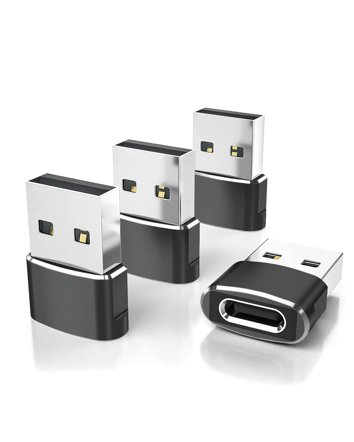 Elebase USB-A to USB-C адаптер 4шт — 1