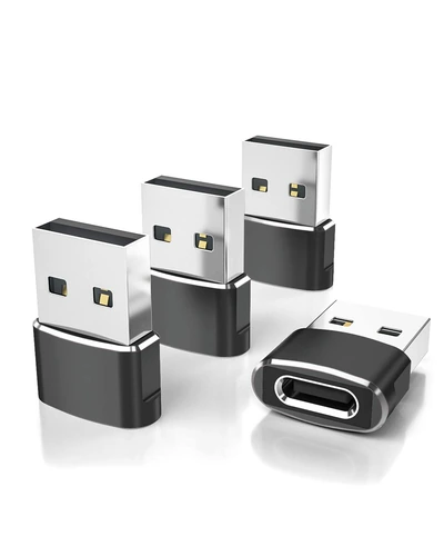 Elebase USB-A to USB-C адаптер 4шт