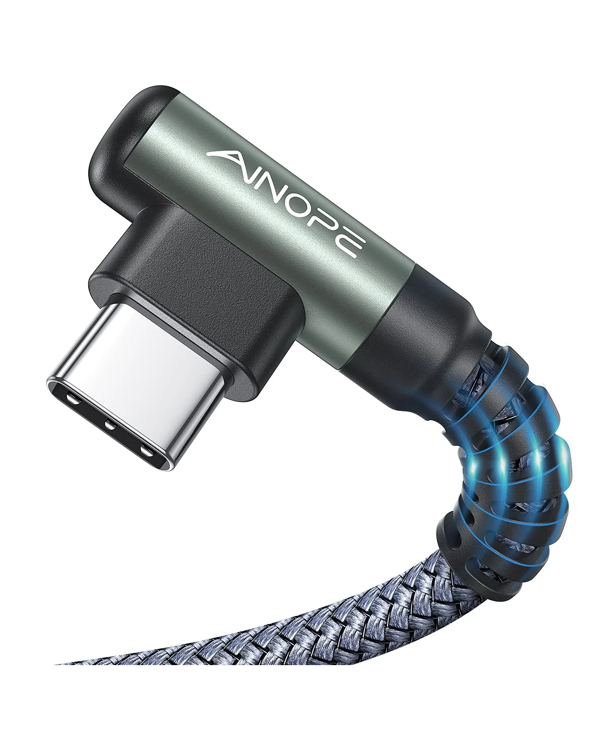 AINOPE Кабель USB-C 2 шт 2 метра — серый