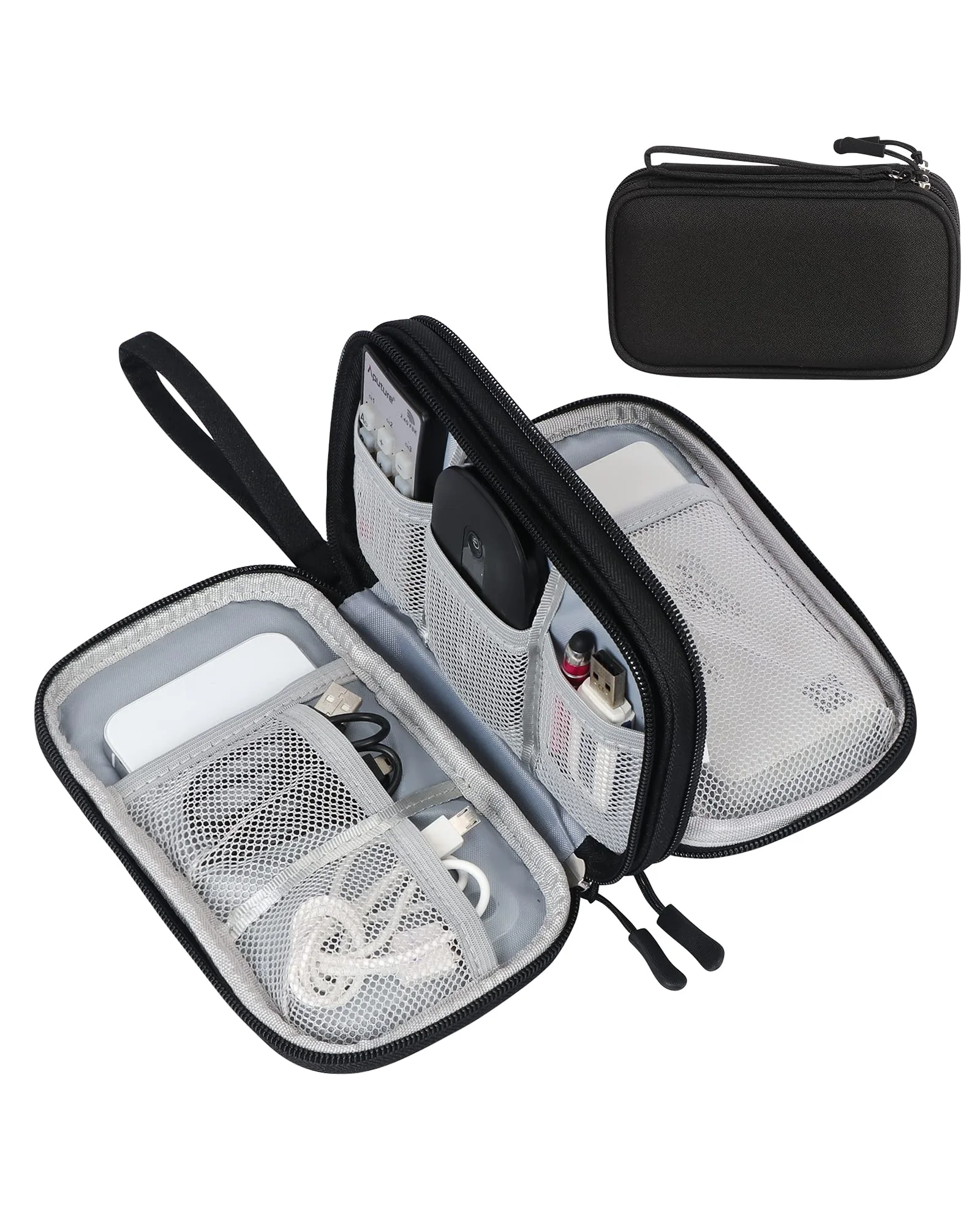 FYY Travel Cable Organizer Pouch Electronic Accessories Carry Case 7.5 x 4.3 x 2.2 — 1