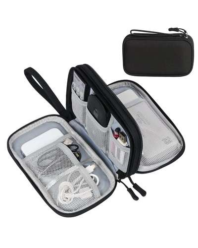 FYY Travel Cable Organizer Pouch Electronic Accessories Carry Case 7.5 x 4.3 x 2.2