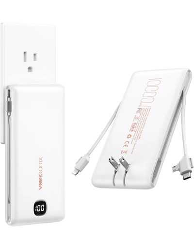 VEEKTOMX портативный внешний аккумулятор 10000mAh