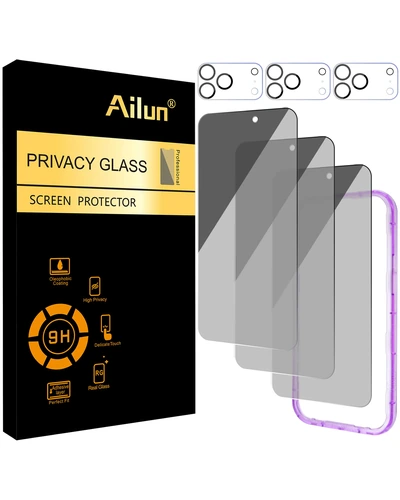 Ailun защитное стекло и протектор линзы для iPhone 17 Pro Max 3+3 шт