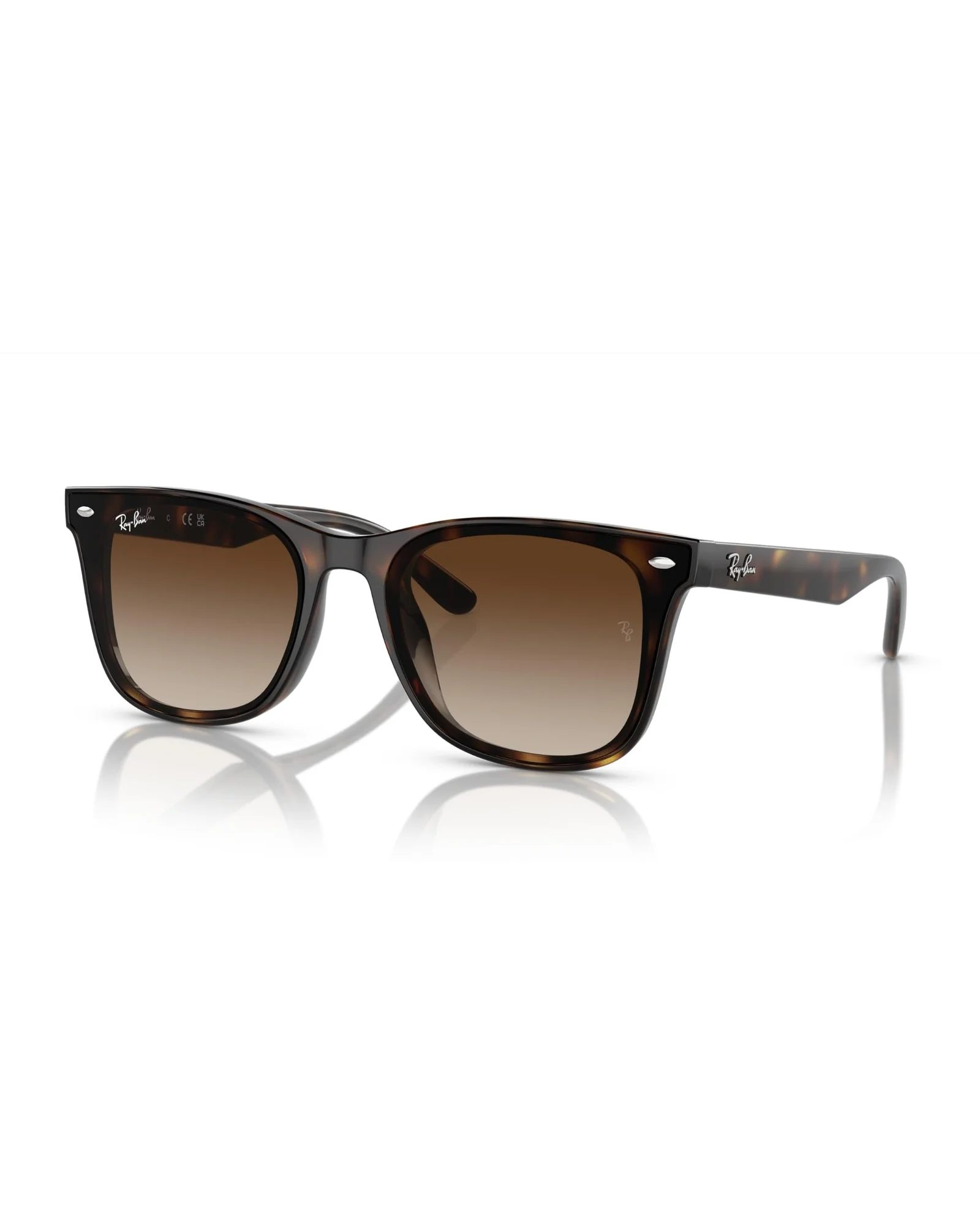 Ray-Ban RB4420 квадратные солнцезащитные очки — коричневый