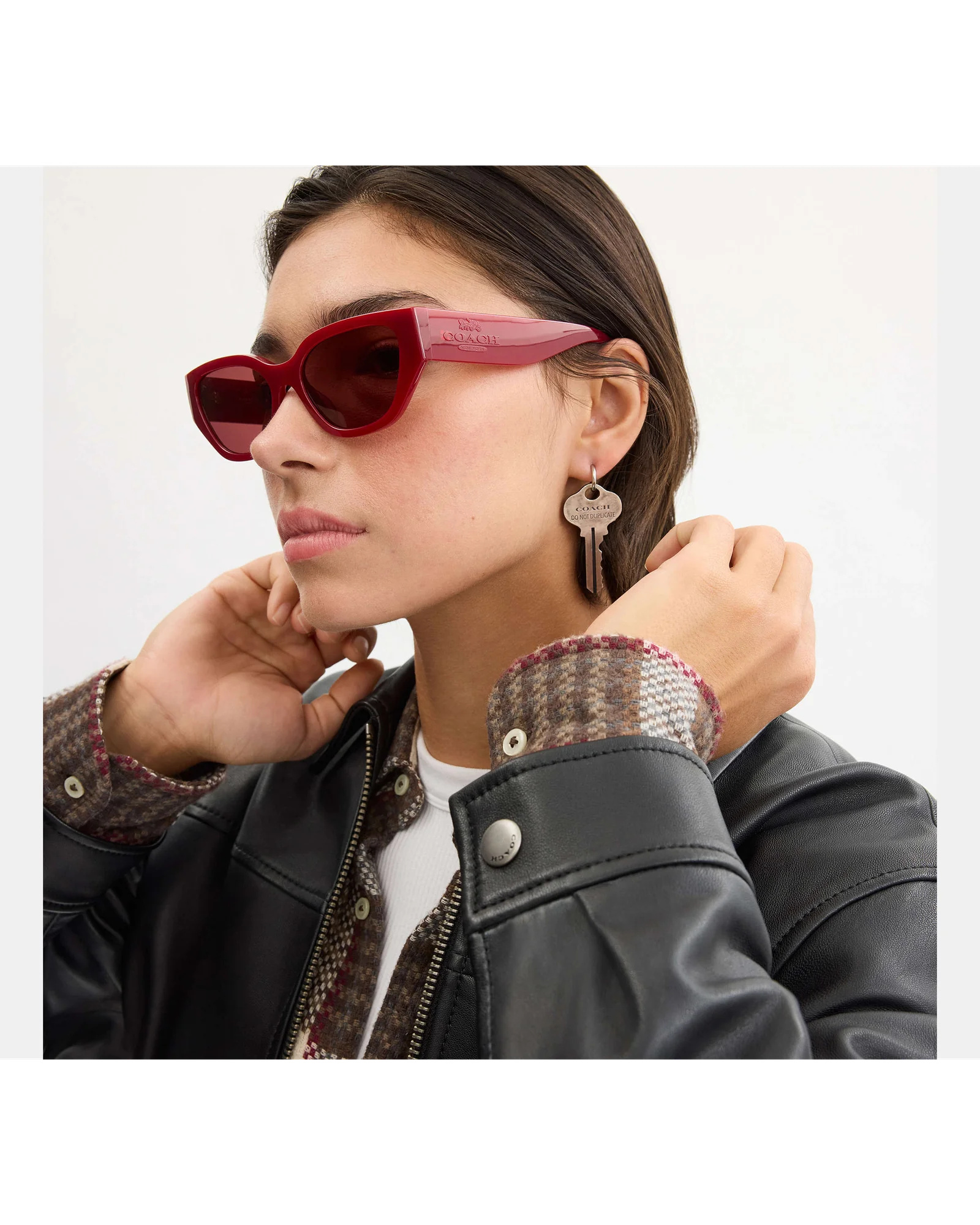 Солнцезащитные очки Coach «кошачий глаз» — 4