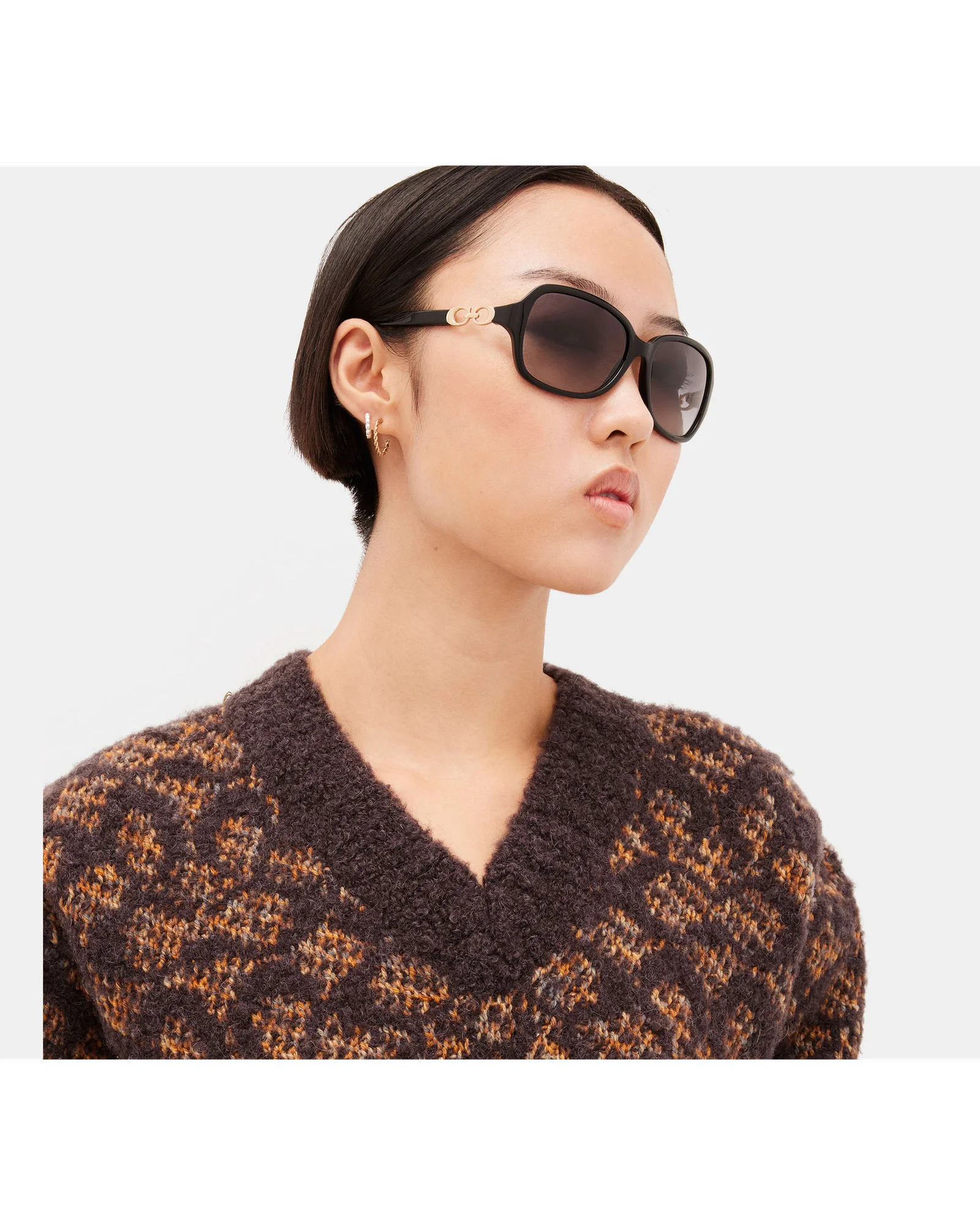 Солнцезащитные очки Coach Signature Rectangle — 2