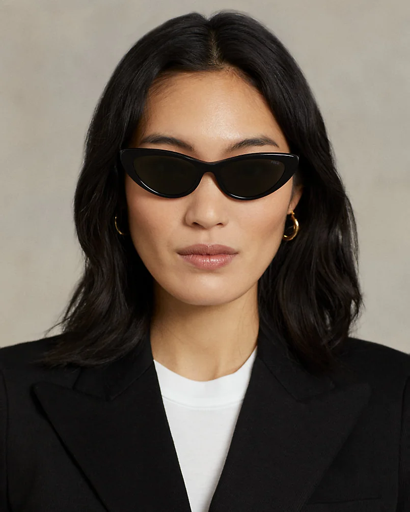 Солнцезащитные очки Polo Cat-Eye в оправе кошачий глаз — 4