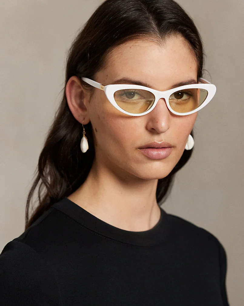 Солнцезащитные очки Polo Cat-Eye в оправе кошачий глаз — 4