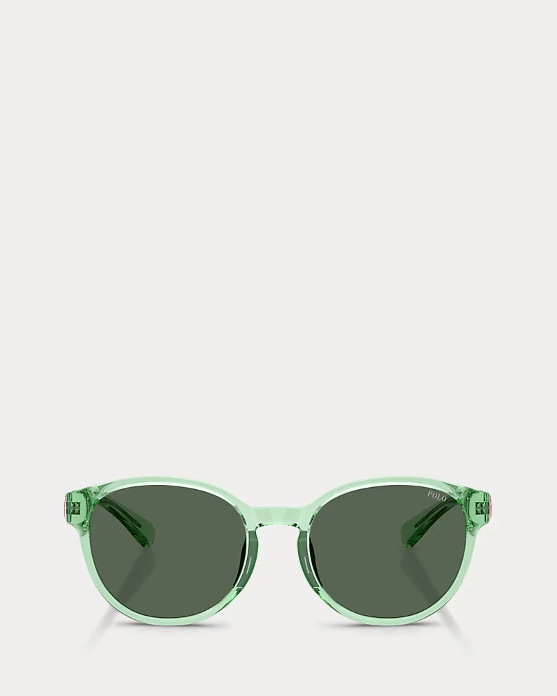 Прозрачные зеленые солнцезащитные очки Color Shop — 2