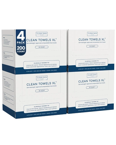 Clean Skin Club Clean Towels XL — одноразовые тканевые салфетки