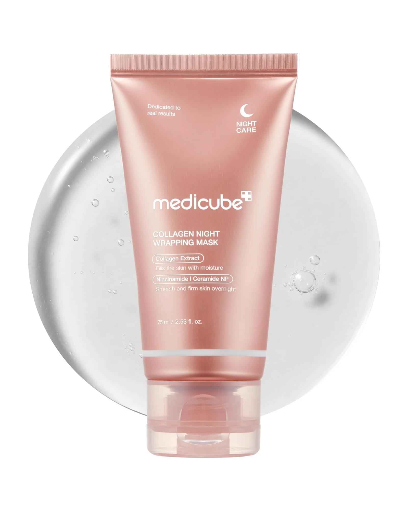 medicube Collagen ночная маска-пленка для упругости кожи — розовый