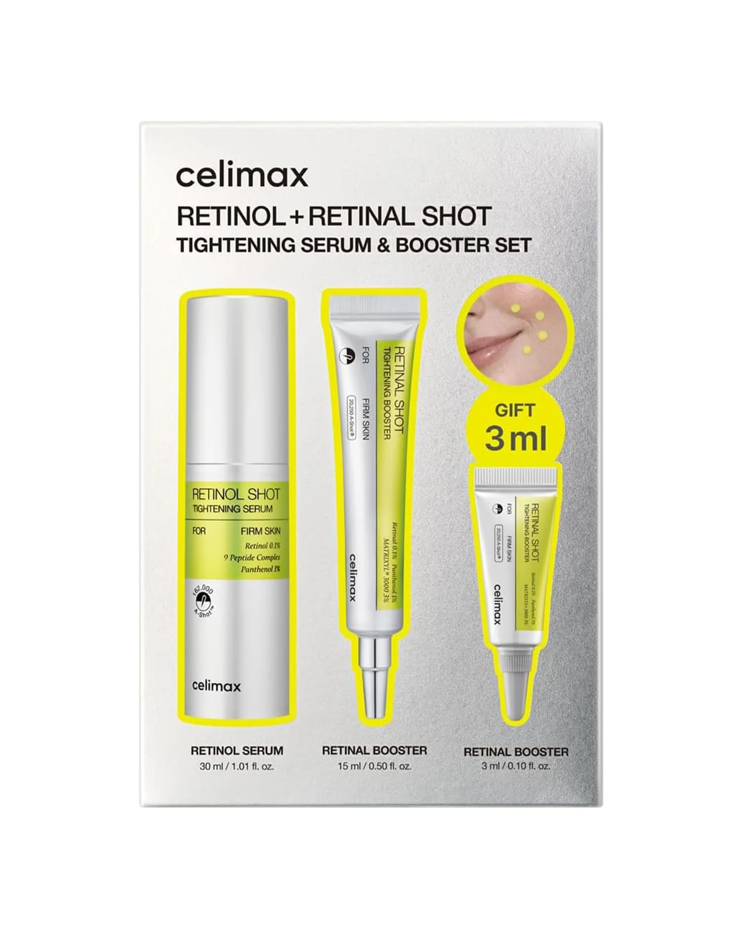 celimax The Vita A Retinal Shot Tightening Booster 0.1% Retinal — желтый