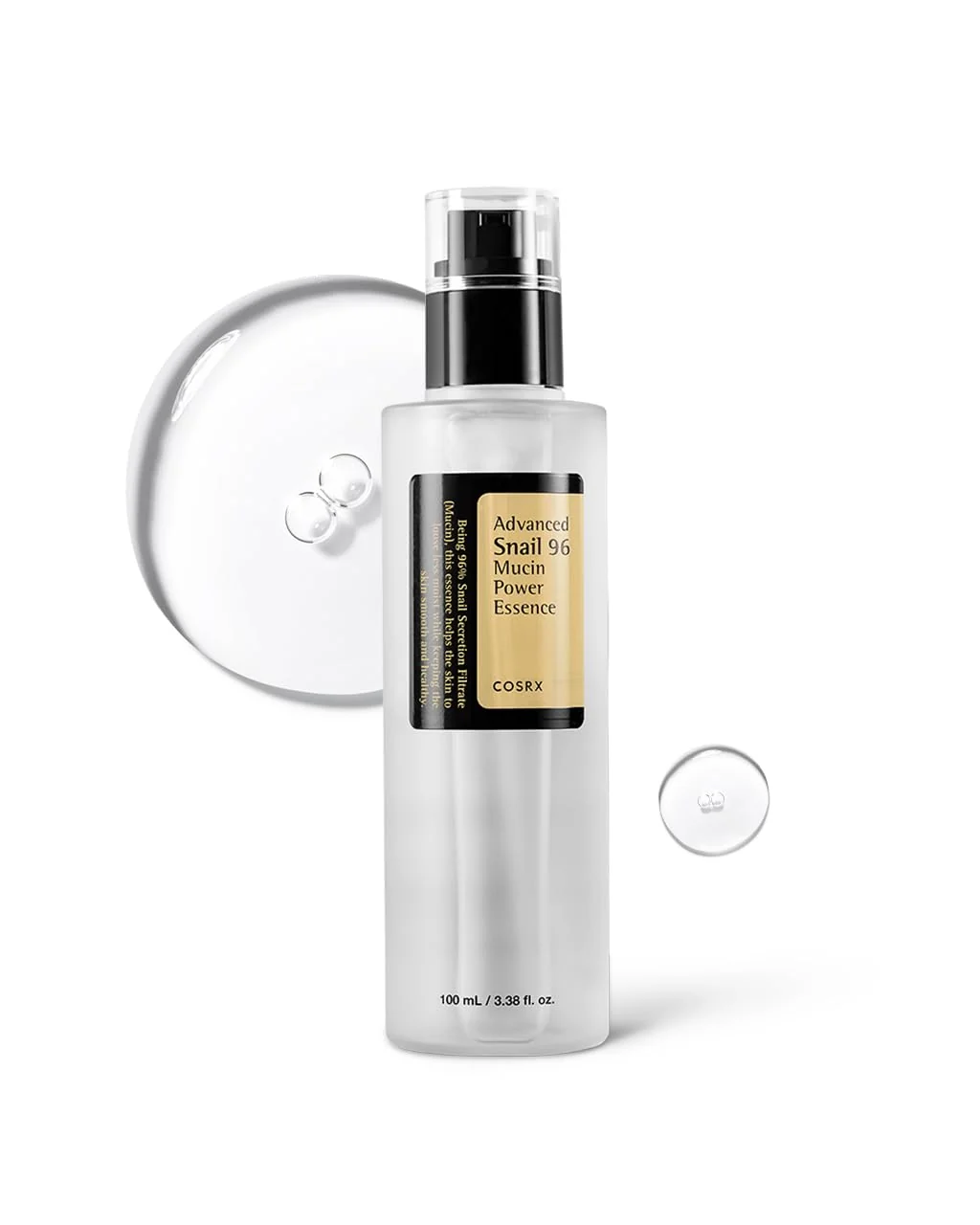 COSRX Snail Mucin 96% сыворотка с муцином улитки, 100 мл — белый