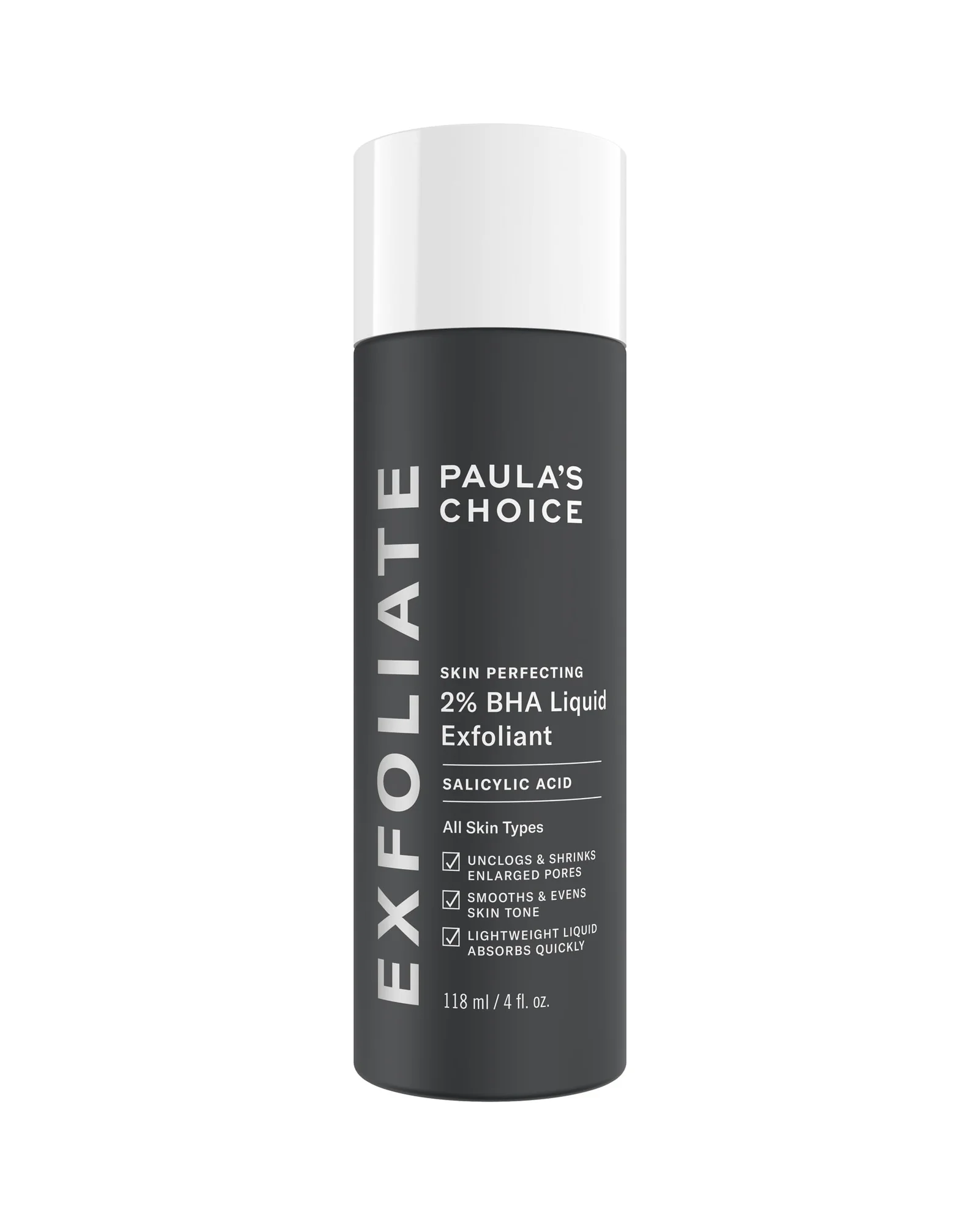 Paula's Choice SKIN PERFECTING 2% BHA Liquid Exfoliant — черный