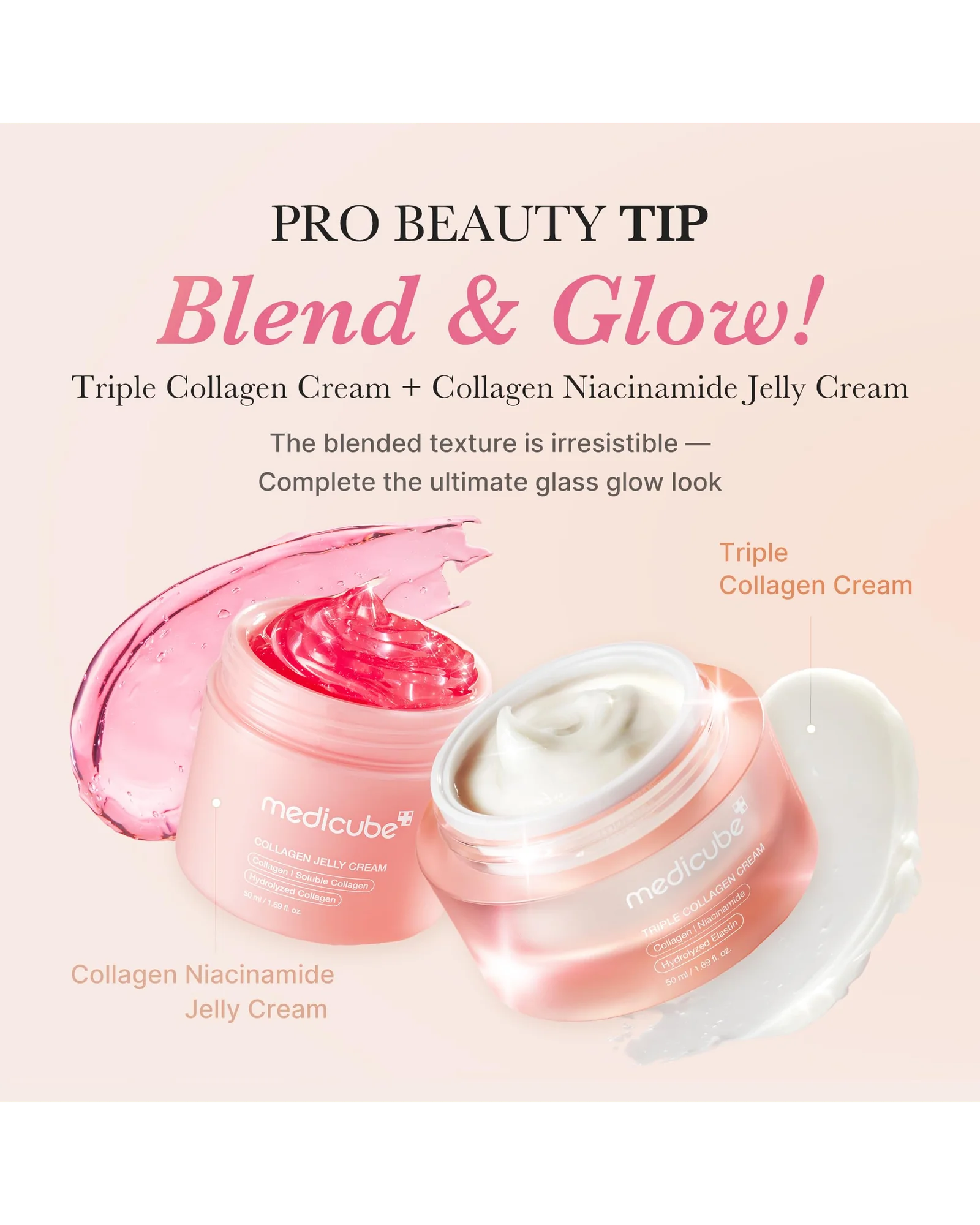 Medicube крем Triple Collagen увлажняющий K-beauty — 6