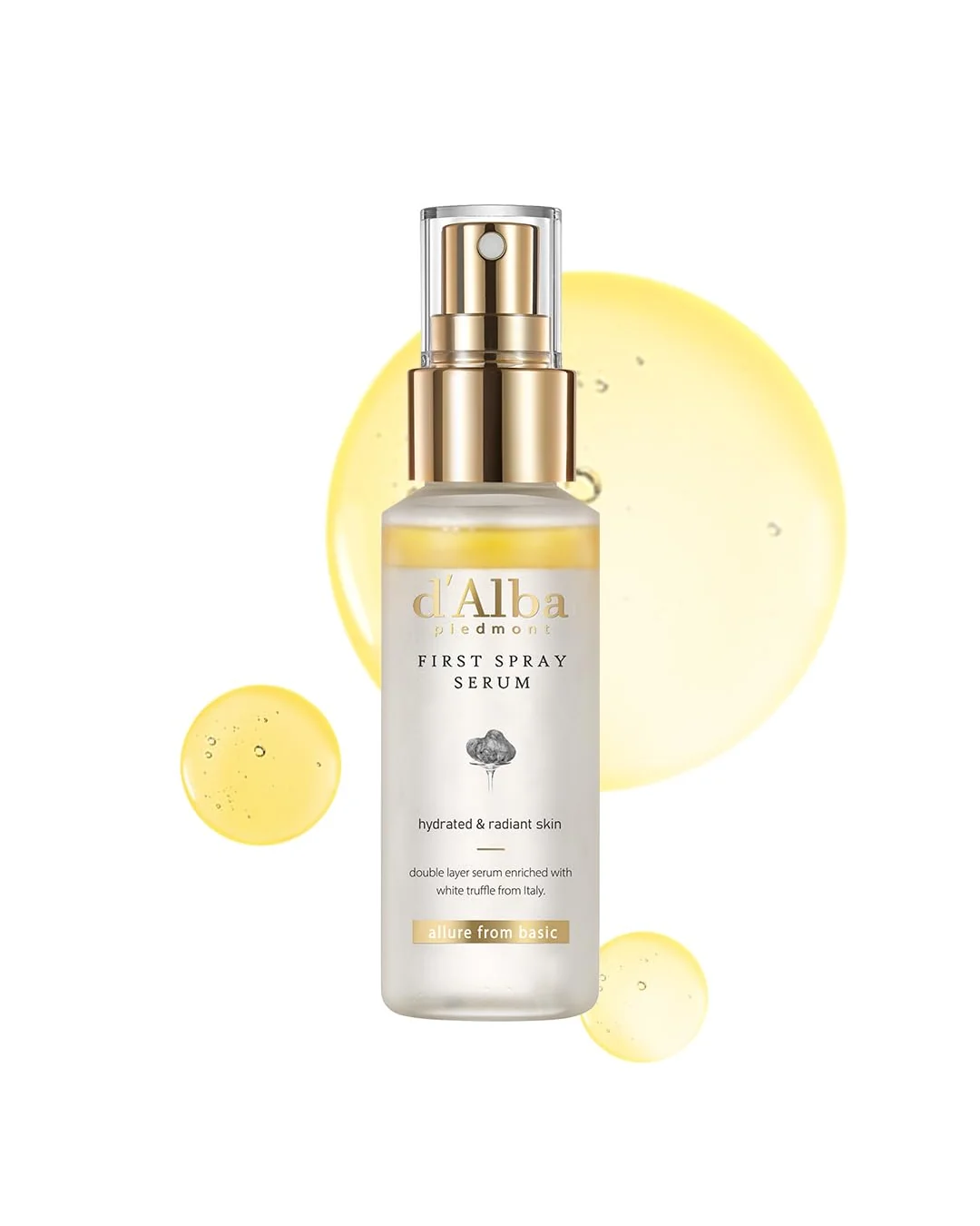 d'alba Piedmont Italian White Truffle First Spray Serum гидратирующая сыворотка — белый