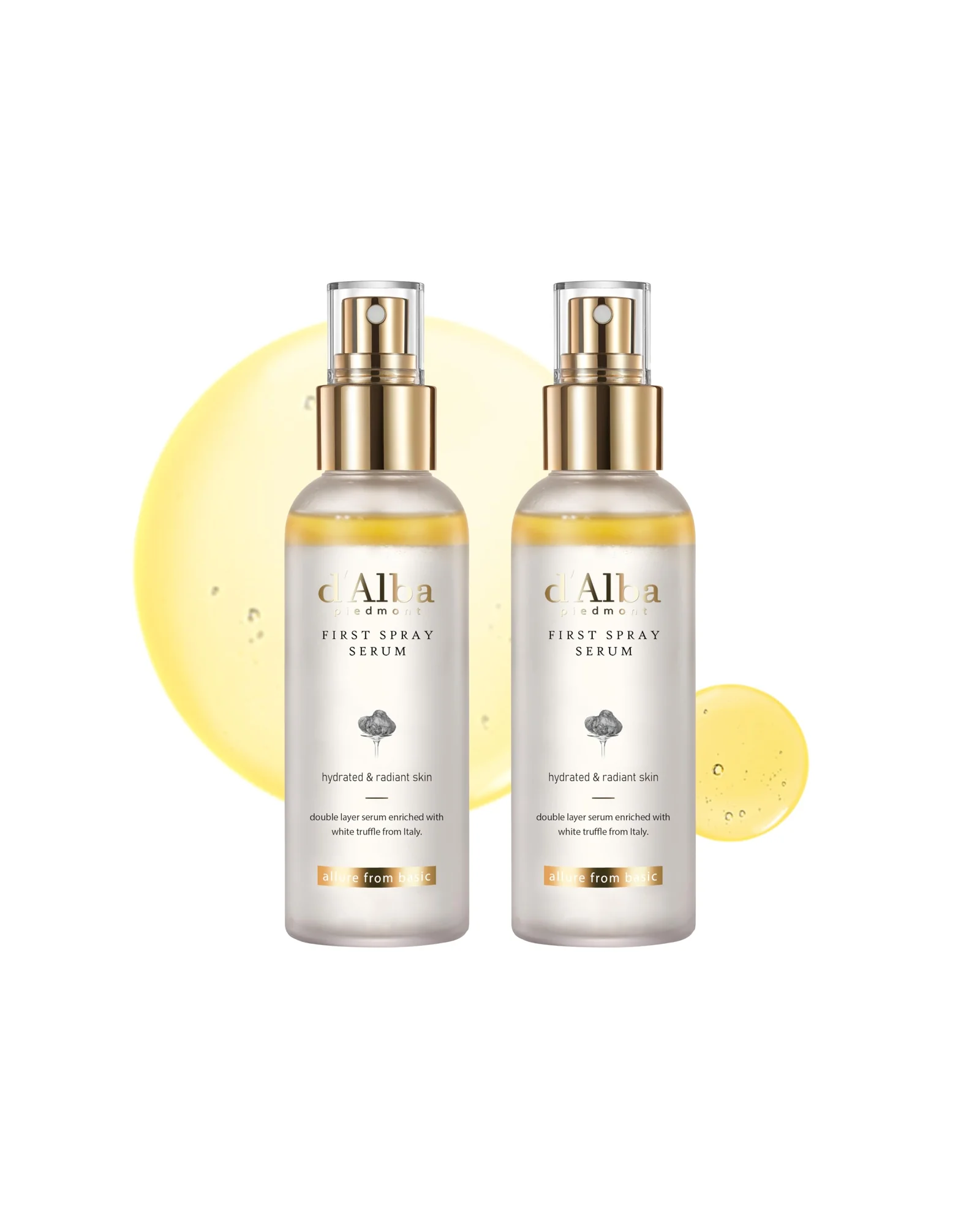 d'alba Piedmont Italian White Truffle First Spray Serum гидратирующая сыворотка — белый