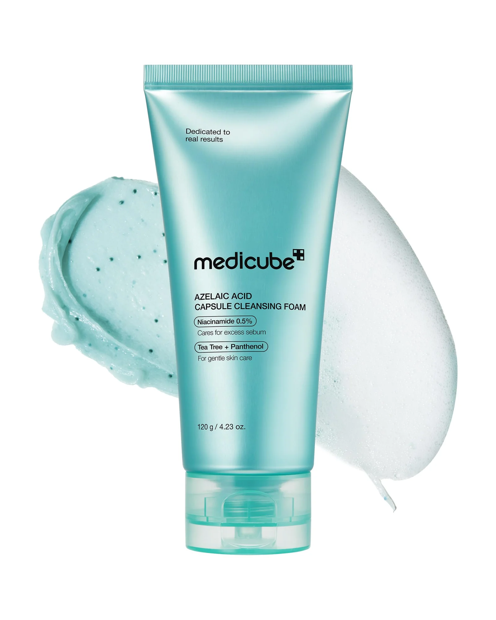 medicube очищающая пенка с азелаиновой кислотой — белый
