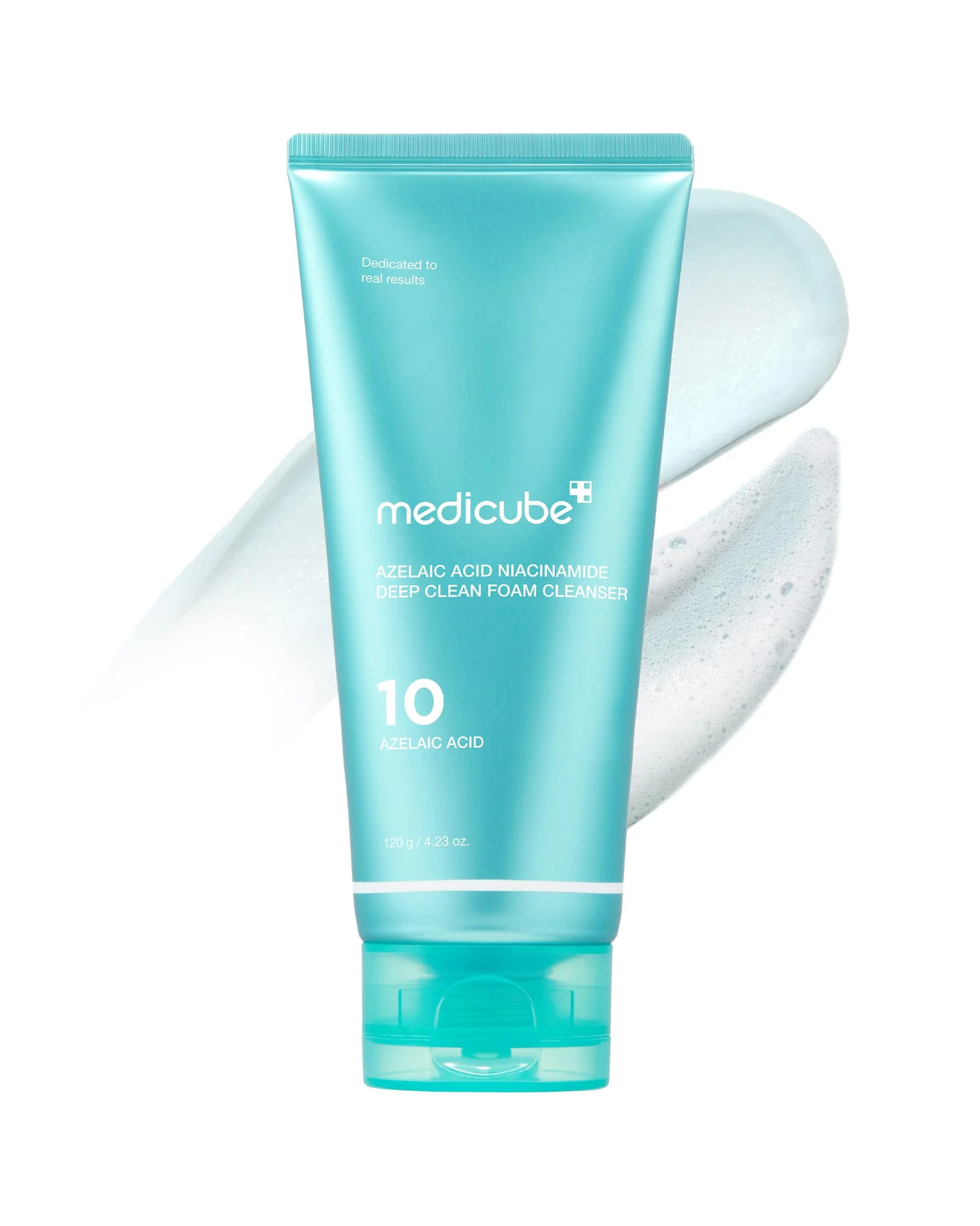 medicube очищающая пенка с азелаиновой кислотой — белый