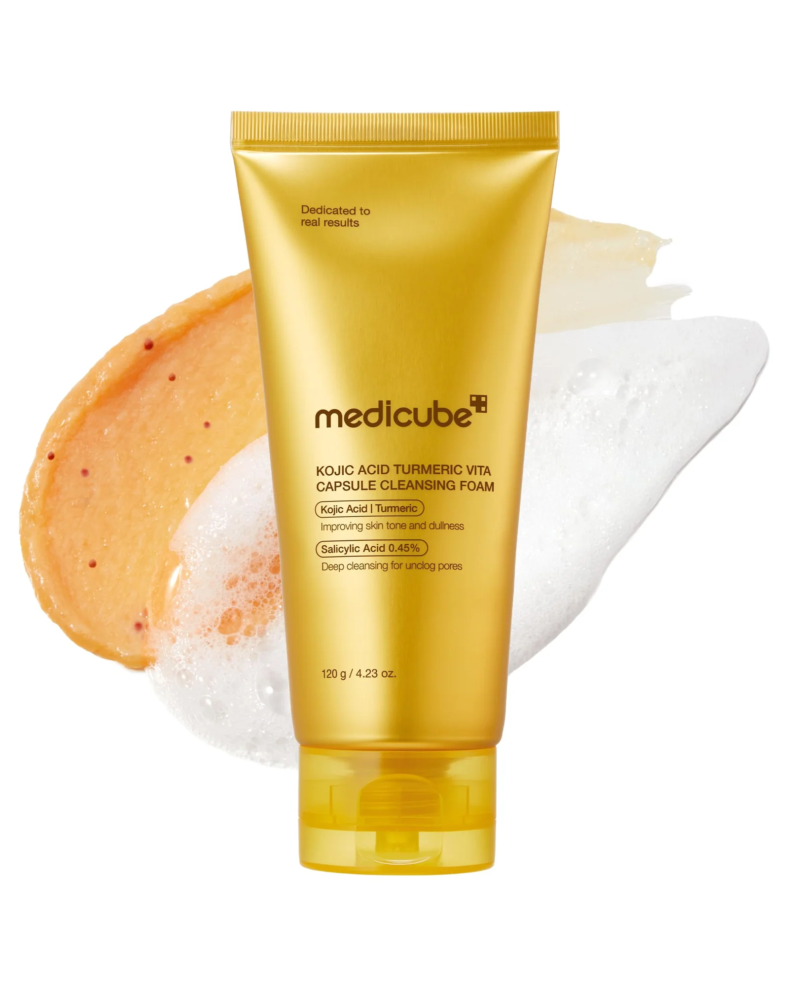medicube очищающая пенка с азелаиновой кислотой — белый