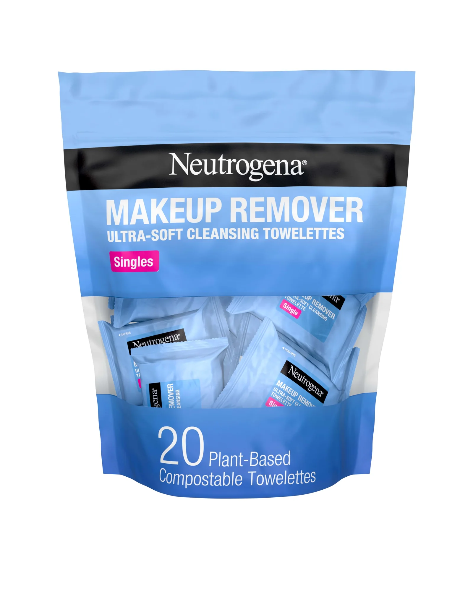 Салфетки Neutrogena для снятия макияжа 20 шт — мульти