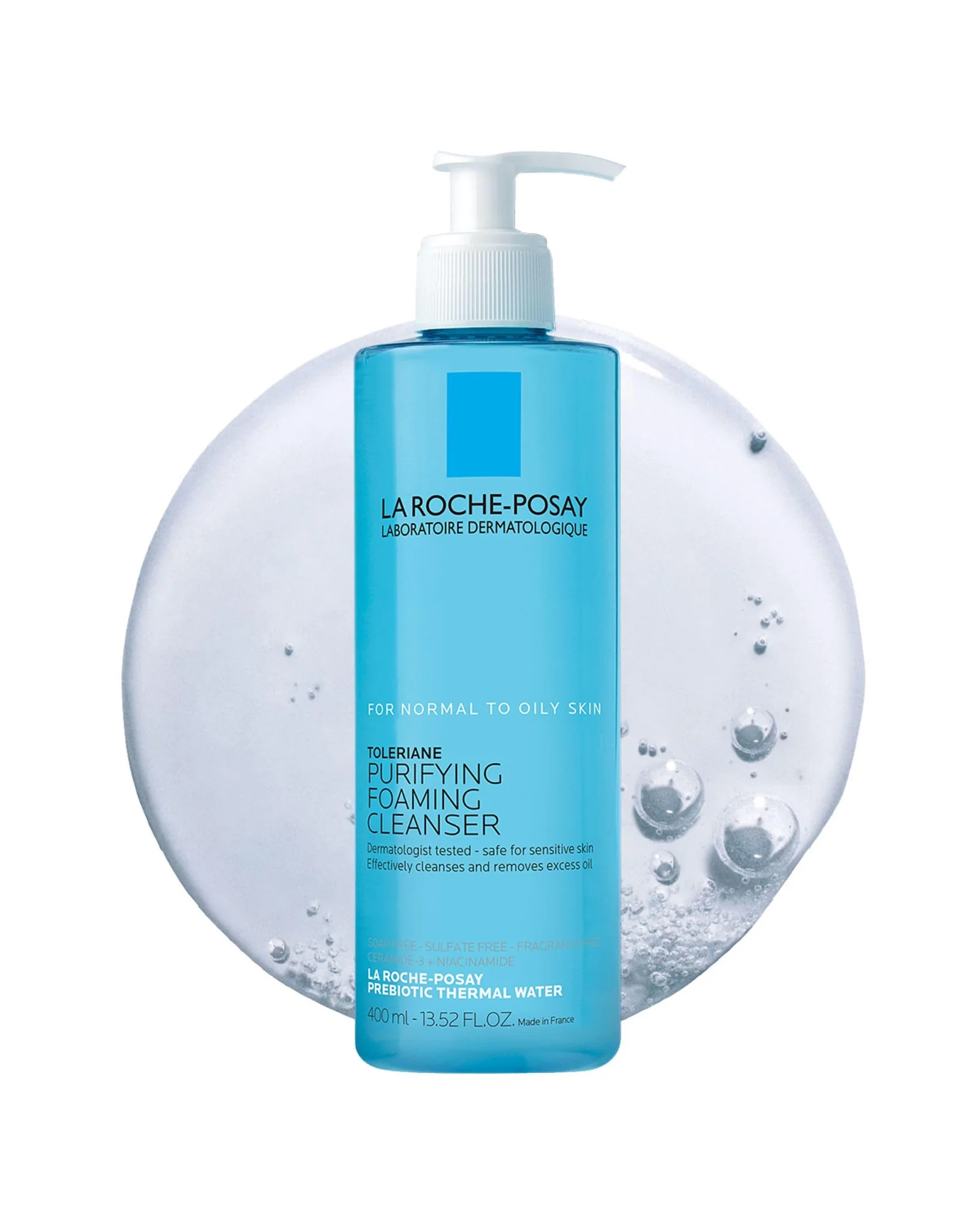 La Roche-Posay Toleriane очищающий гель для лица — голубой