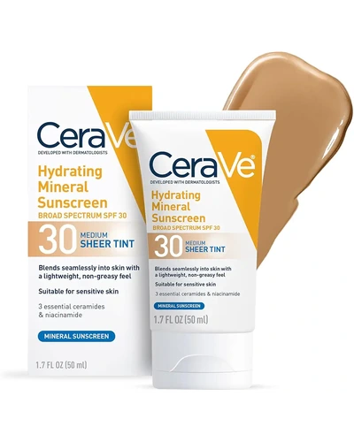 CeraVe Hydrating Mineral Sunscreen SPF 30 Medium