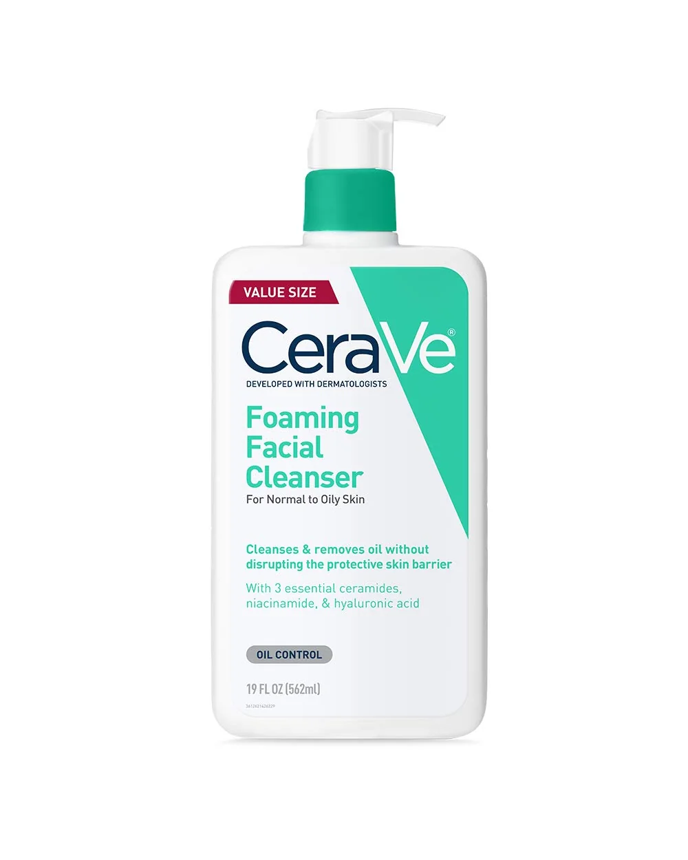 CeraVe Пенящийся гель для умывания для жирной кожи — зеленый