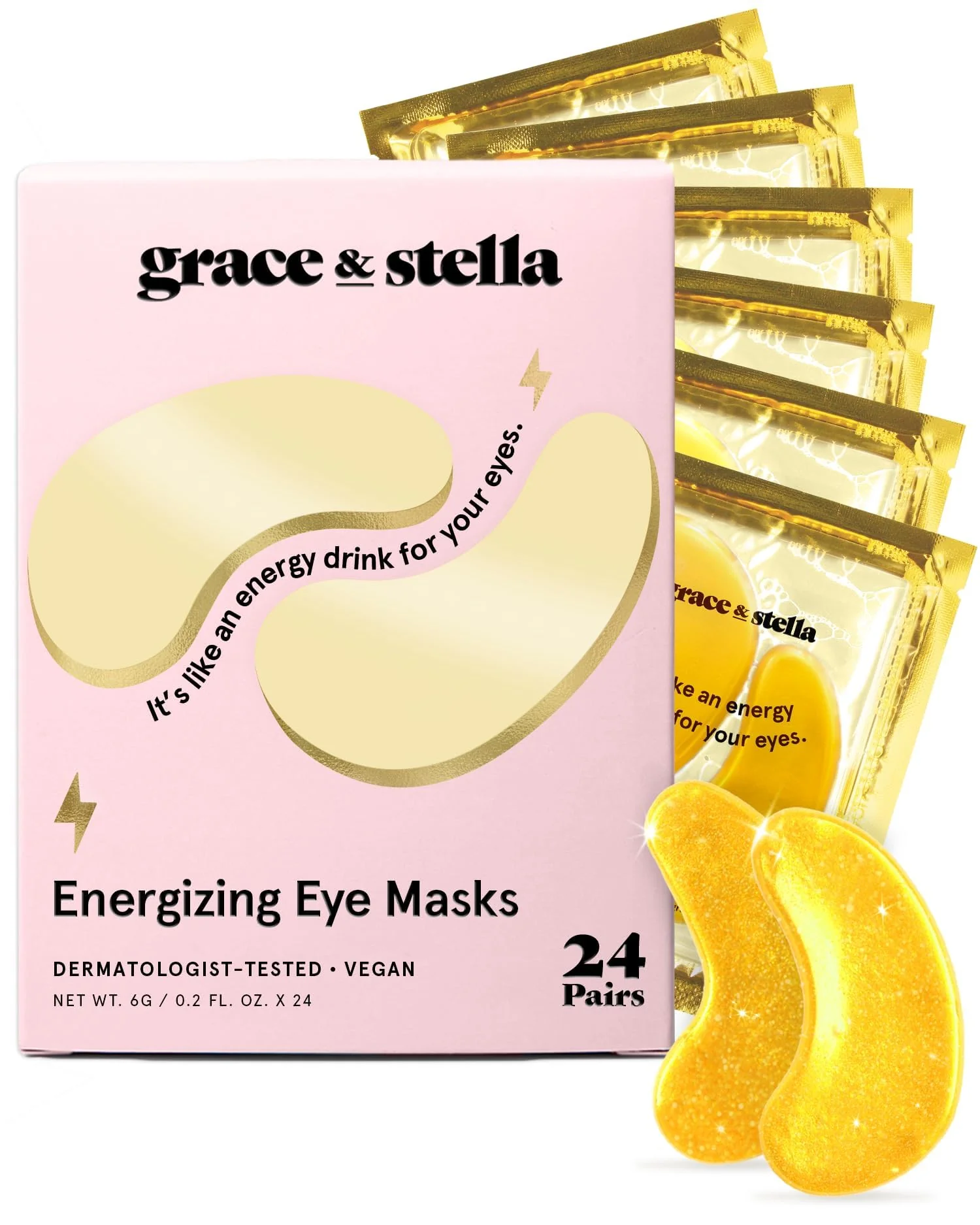 grace & stella Award Winning Under Eye Mask Gold — 1