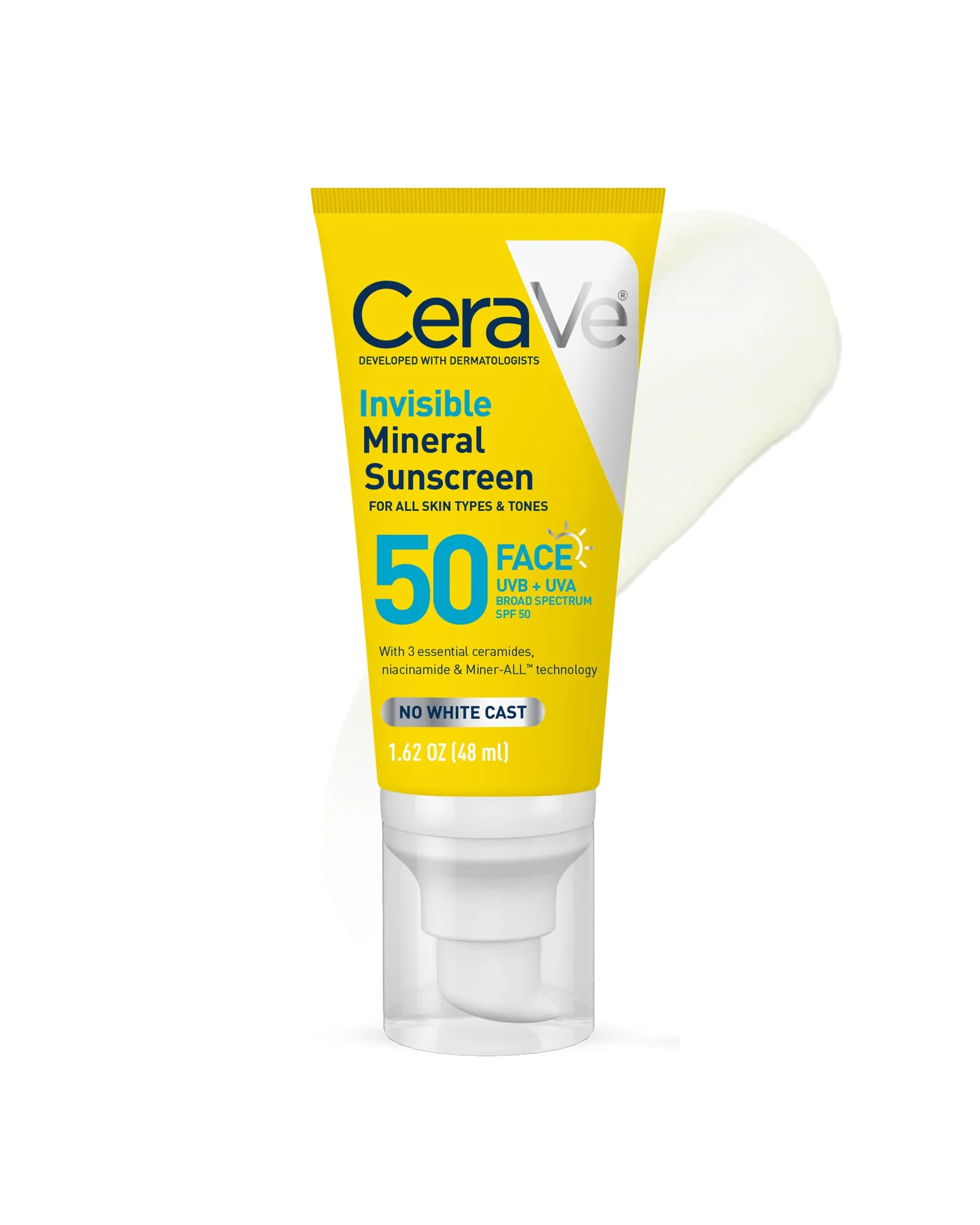CeraVe Невидимый минеральный солнцезащитный крем SPF 50 — 1