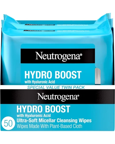 Neutrogena Hydro Boost салфетки очищающие с гиалуроновой кислотой