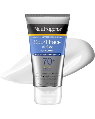 Neutrogena Sport Face Sunscreen SPF 70+, 2.5 fl oz