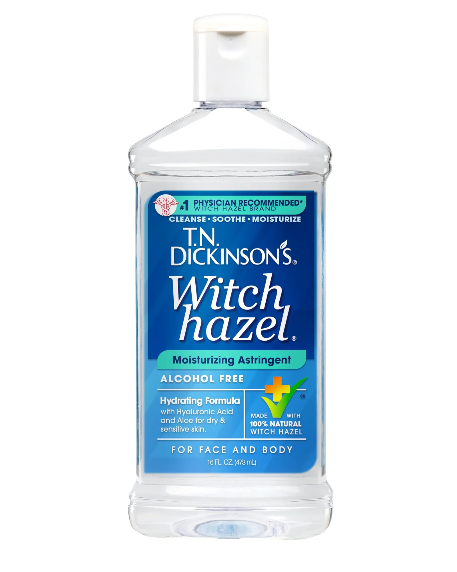 T.N. Dickinson's Witch Hazel тонер без спирта 16 oz — 1