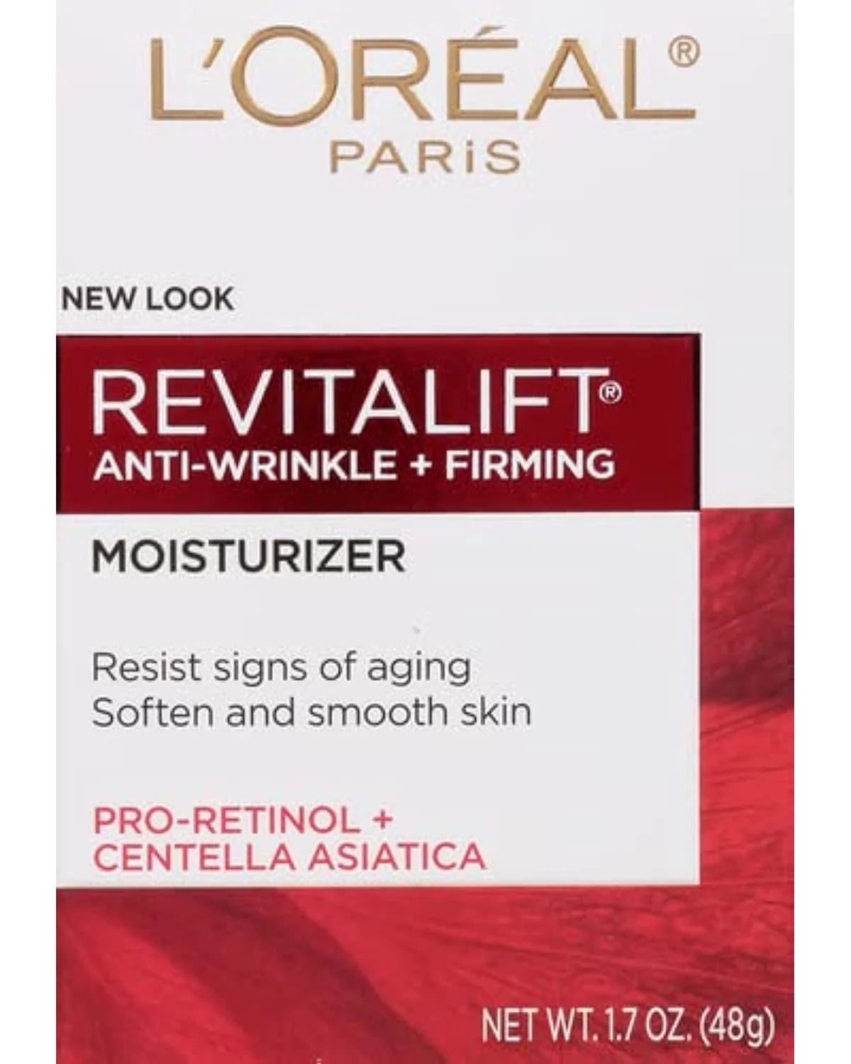 L'Oreal Paris Revitalift Anti-Wrinkle and Firming Face and Neck Moisturizer — белый