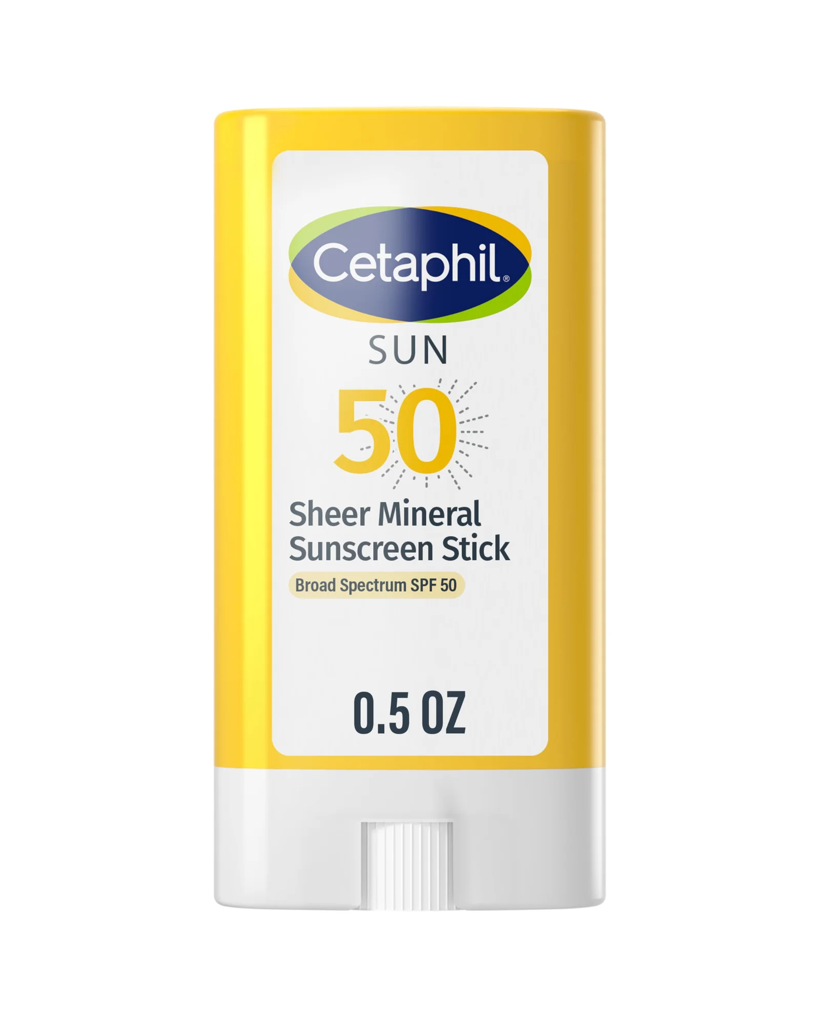 Cetaphil солнцезащитный стик для лица и тела SPF 50, 0.5 oz — белый