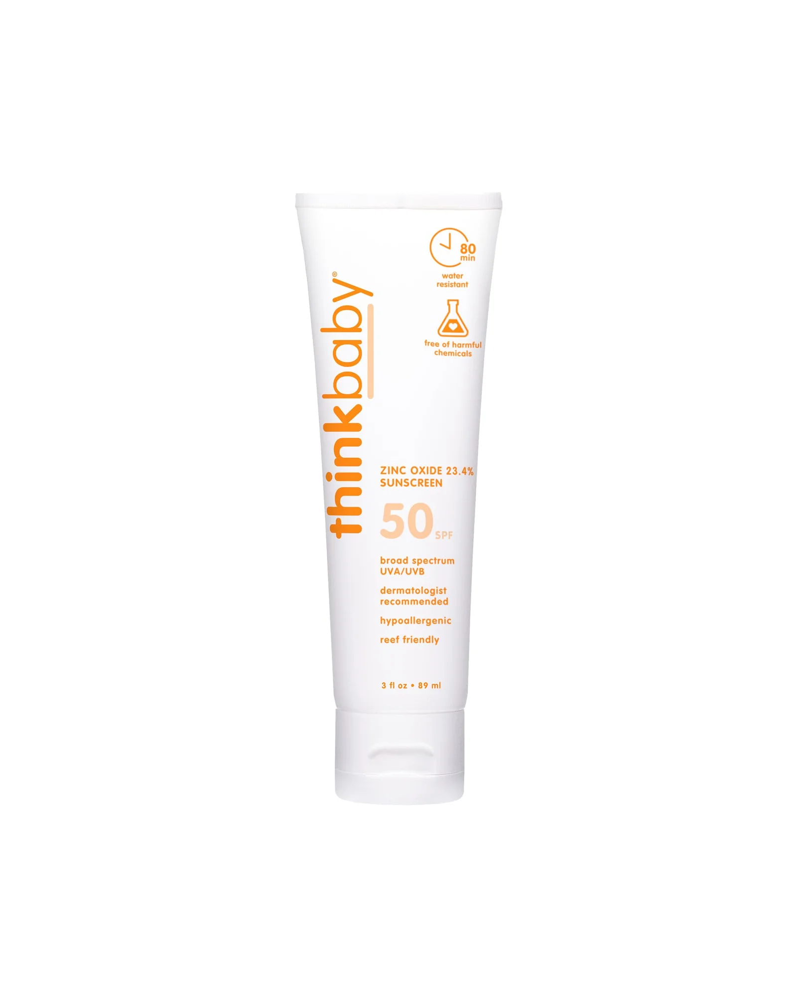 Thinkbaby солнцезащитный крем SPF 50+, 3 oz, для младенцев — 1