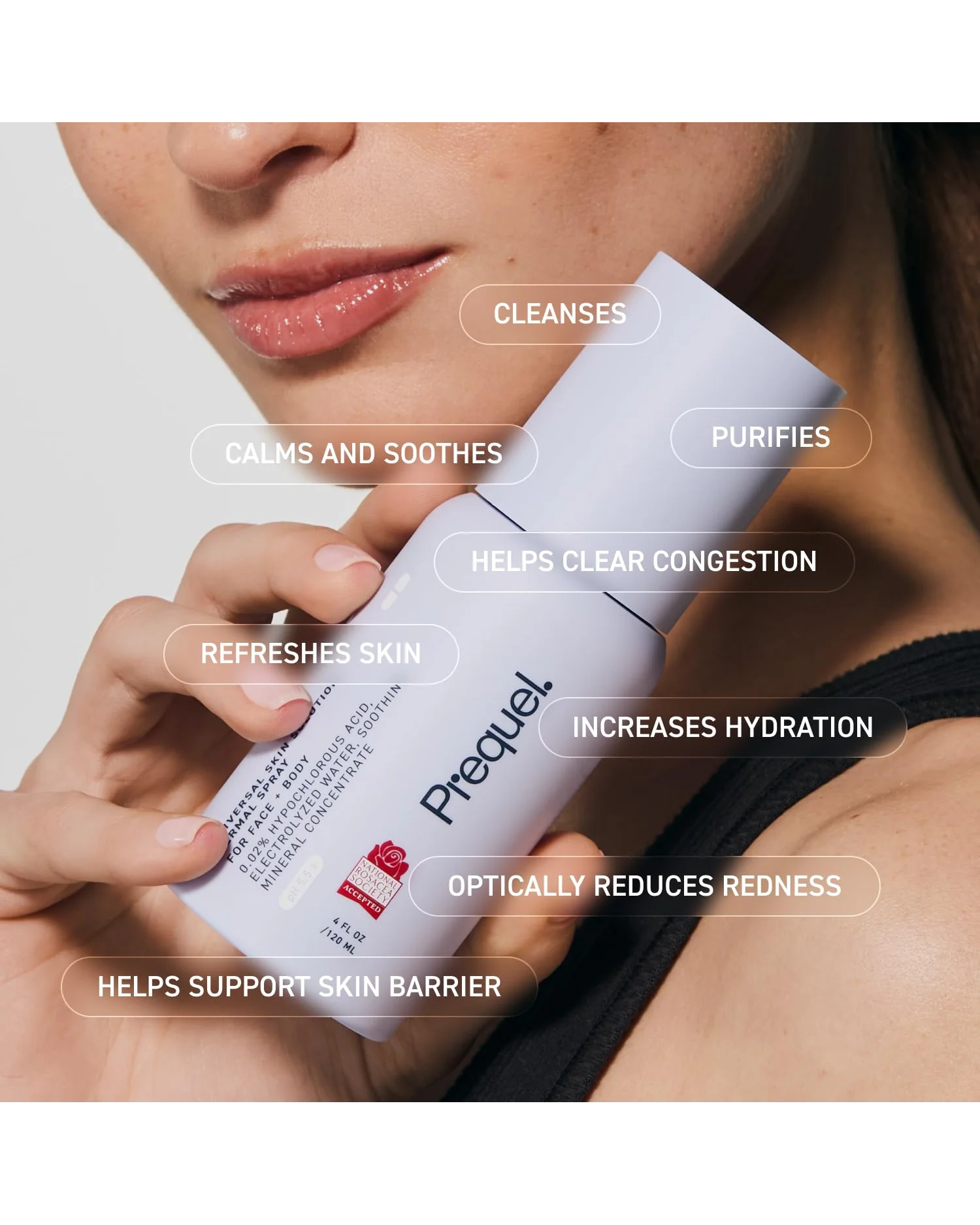 Prequel Skin Universal Skin Solution спрей очищающий с гипохлоритом — 6