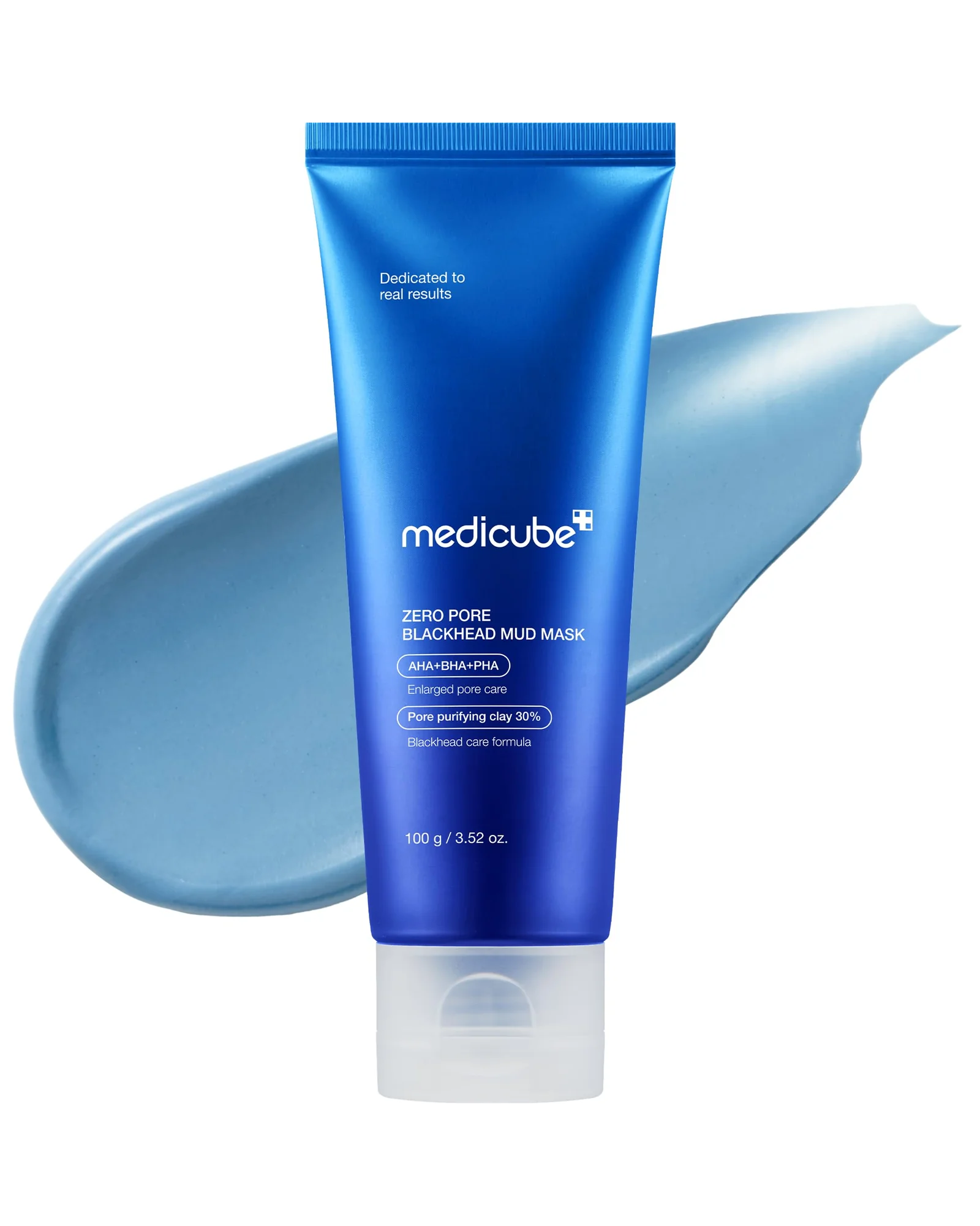 Маска для лица Zero Pore Blackhead Mud Medicube — синий